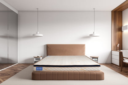 RichSleep Cervical Spine Support Euro-Top Series Single Size Mattress | Orthopedic Support with Cervical Spine Coil | High-Resilient Foam & Hard Foam Encasement | Organic Cotton Quilted Cover with Air Ventilation | 7 years Warranty