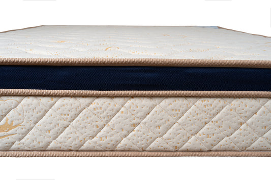 RichSleep Cervical Spine Support Euro-Top Series Single Size Mattress | Orthopedic Support with Cervical Spine Coil | High-Resilient Foam & Hard Foam Encasement | Organic Cotton Quilted Cover with Air Ventilation | 7 years Warranty