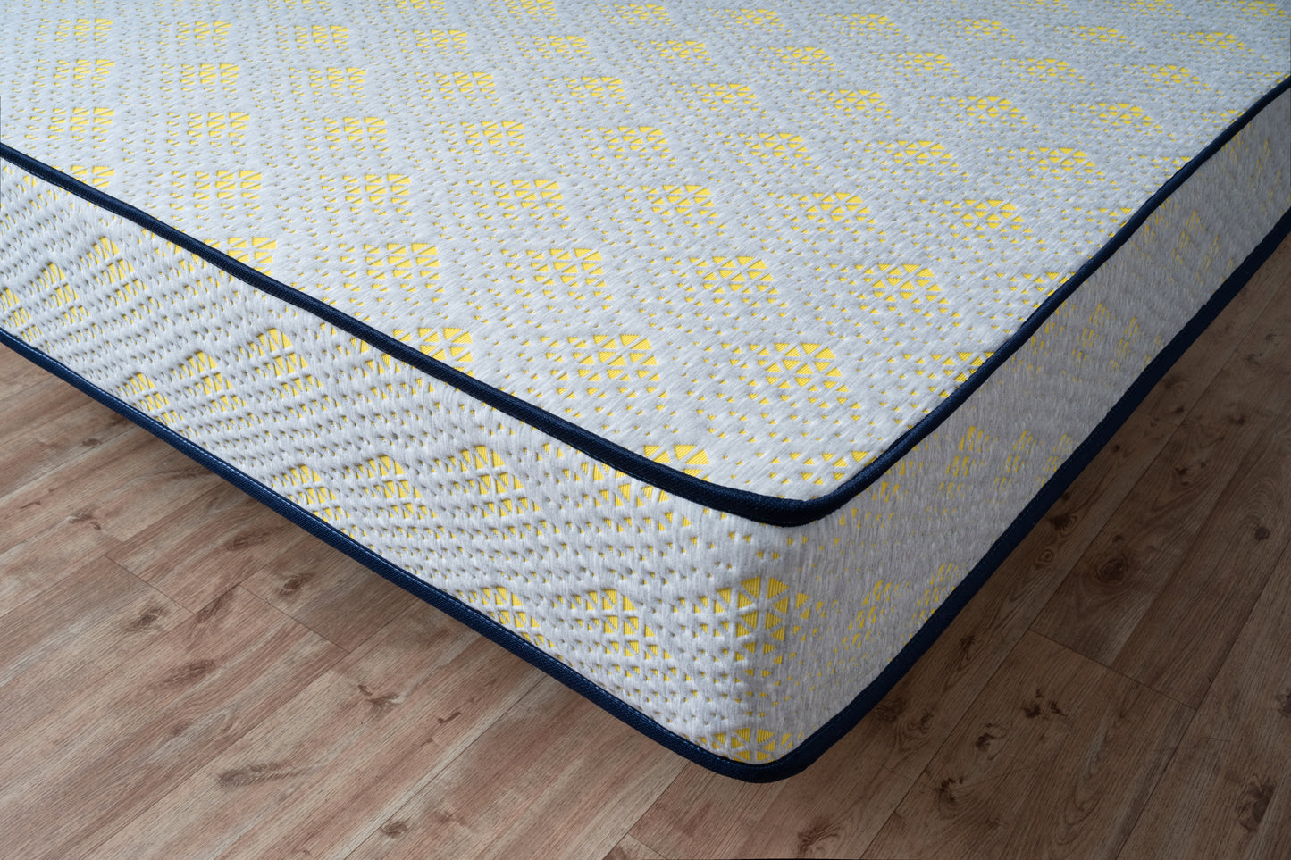 Richsleep FreshTouch Dual Comfort Plus | Single Size Mattress | IIT Delhi-certified, PU-Act Gen used to protect Bacteria, Fungi & Virus| Grey & Yellow | 10 years Warranty
