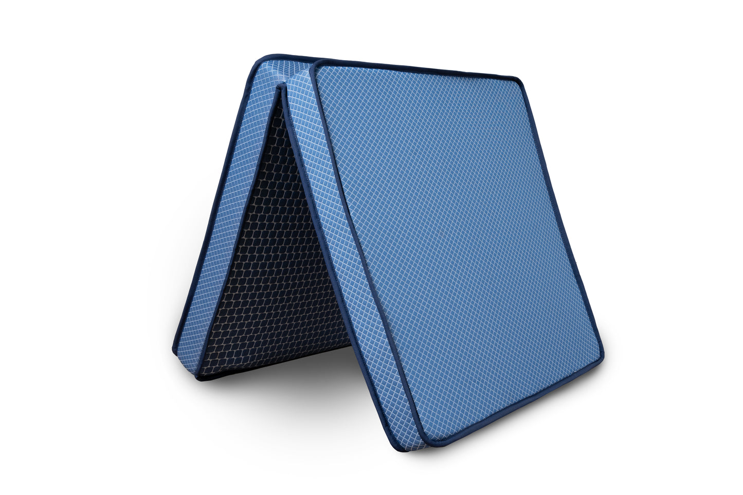 Richsleep Foldable Single Bed Mattress | Premium High-Resilience Foam | Portable Folding Mattress for Floor, Guest & Travel Use | Blue