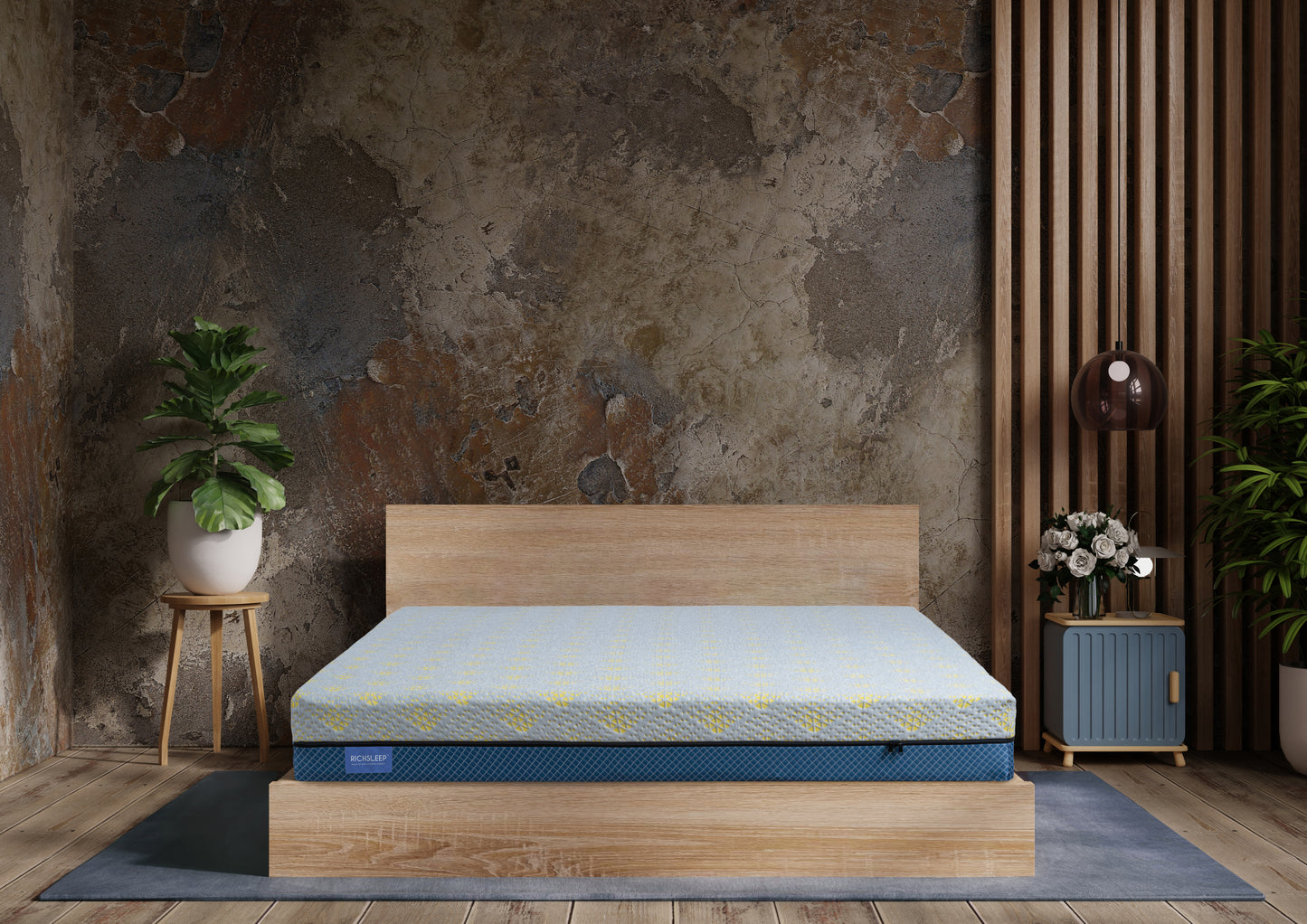 Richsleep Premium Orthopedic Memory | Single Size Mattress | OEKO-TEX Certified | Premium Knitted Fabric | Breathable Orthopedic Support | 10 Years Warranty